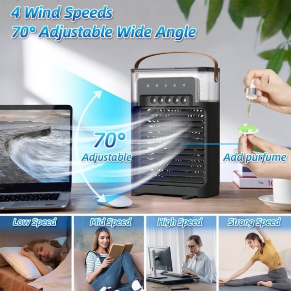 5 مميزات في تكييف محمول 5 في 1 الأصلي (مروحة وفواحة)