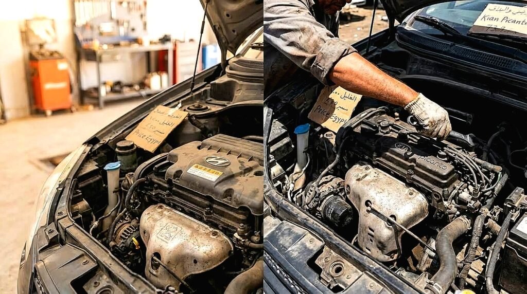 مقارنة بين محرك سيارة هيونداي i10 وكيا بيكانتو من فئة عربيات أوتوماتيك مستعملة