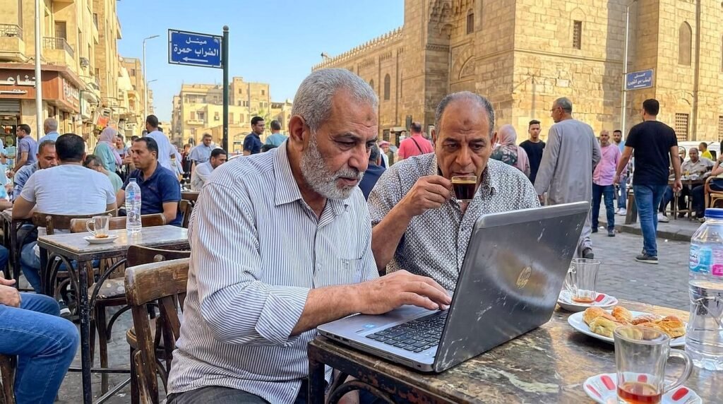 فحص الأجهزة والإلكترونيات في مكان عام كأحد أهم نصائح البيع والشراء في مصر