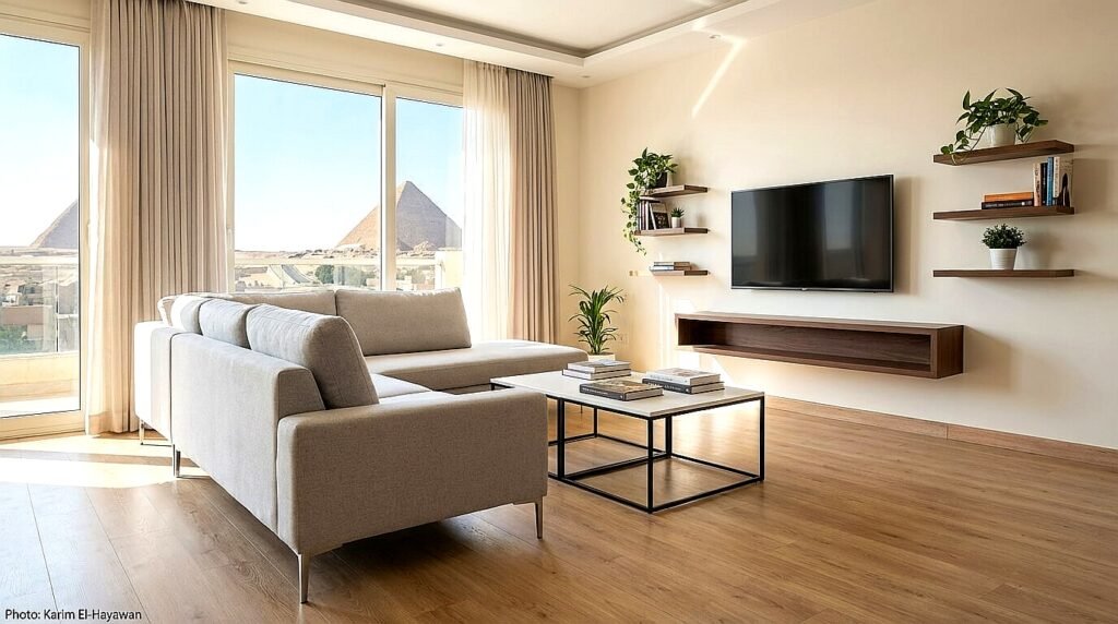 أسرار ذكية في فرش شقة مساحتها صغيرة لتظهر واسعة وعصرية