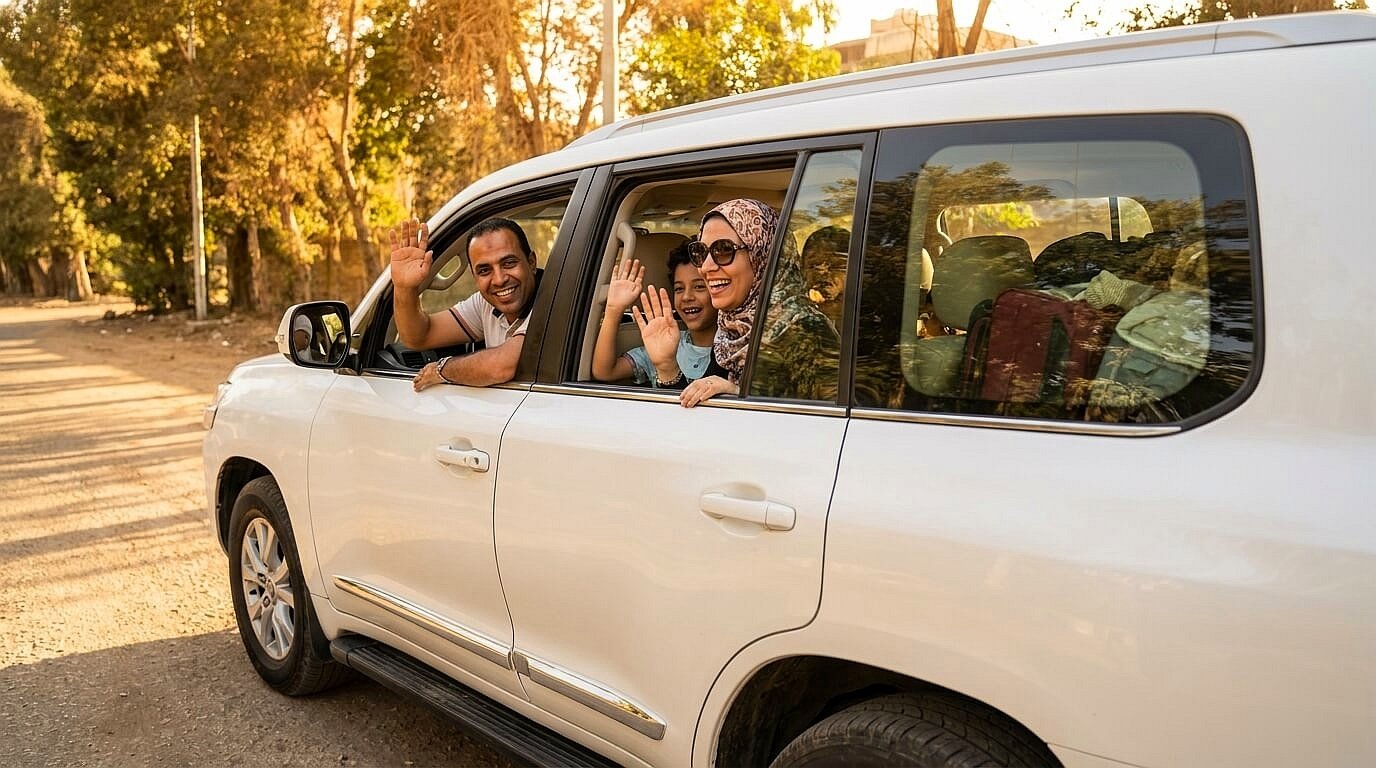 عائلة مصرية تشتري سيارة جديدة بعد بحث وتدقيق في سوق السيارات