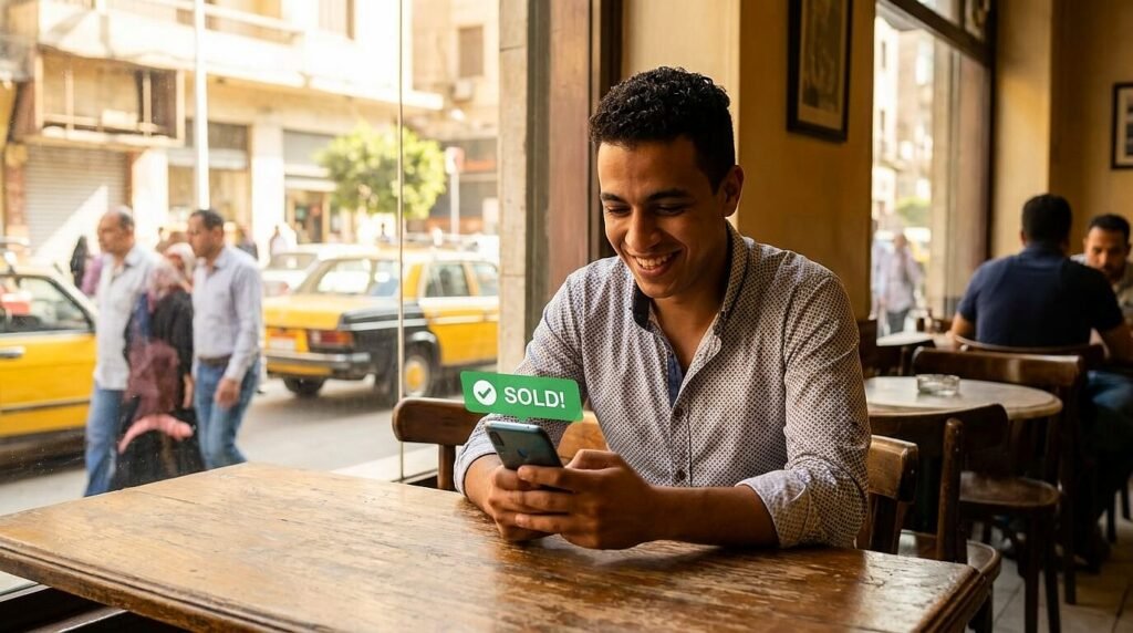 شاب ينجح في بيع منتجاته فوراً بفضل قوة الإعلانات المبوبة في مصر