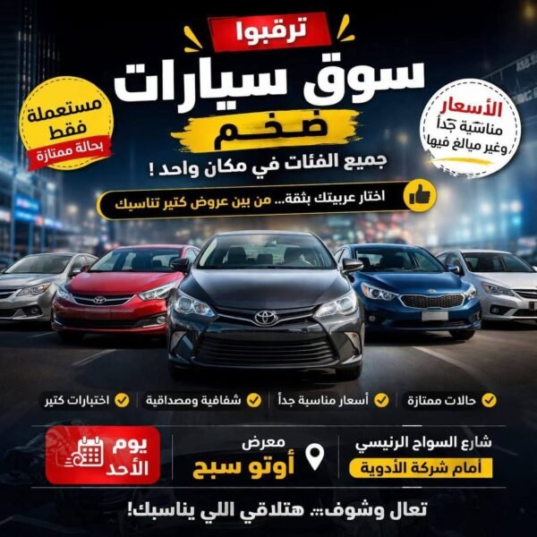 سيارات مستعملة بحالة ممتازة (رينو، فورد، وغيرها)