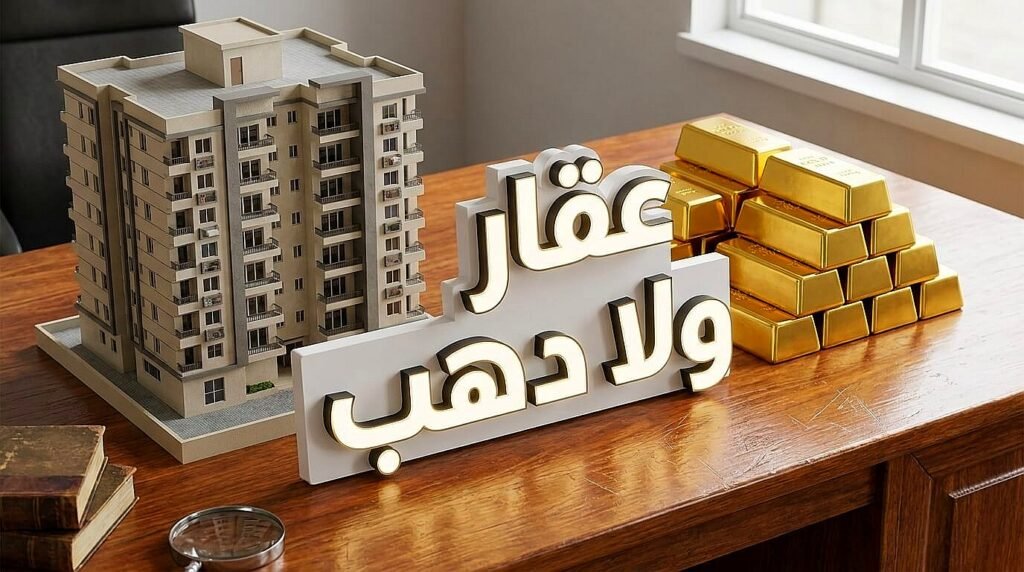 مقارنة الاستثمار في الذهب مقابل العقارات في مصر
