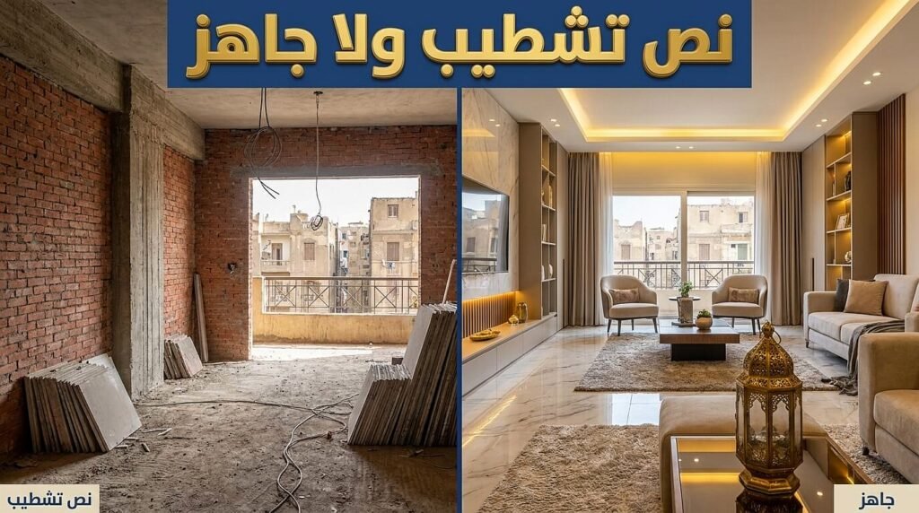 هل الشراء نص تشطيب أفضل لتقليل أسعار تشطيب الشقق؟
