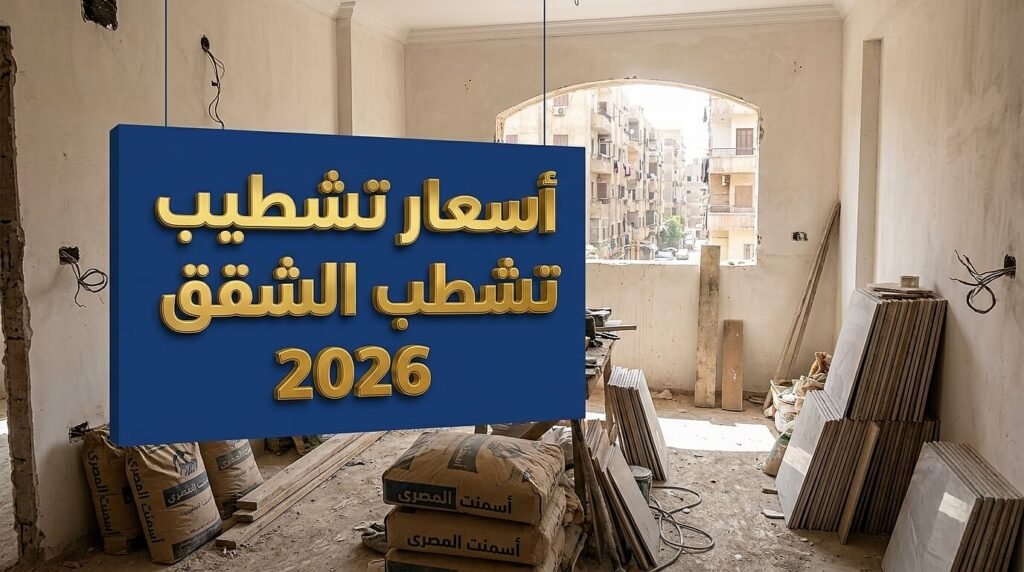 صورة توضح تفاصيل أسعار تشطيب الشقق باستخدام بدائل اقتصادية حديثة