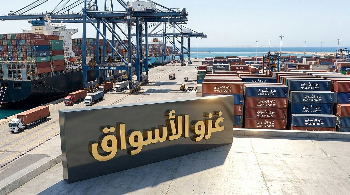 صورة لميناء مصري يوضح كيف يساهم توطين الصناعة في مصر في زيادة التصدير
