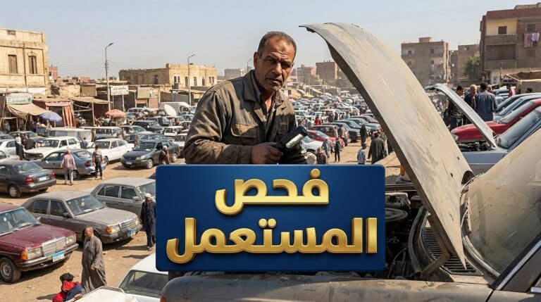 فحص السيارات المستعملة قبل الشراء: كشف الحوادث وتنزيل العداد 🚗 خبير يقوم بعملية فحص السيارات المستعملة لاكتشاف الحوادث