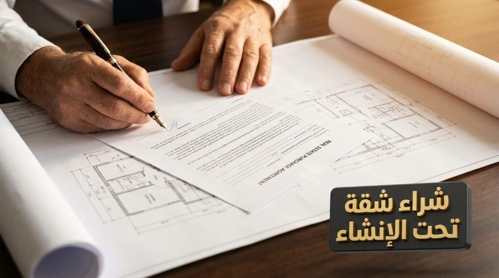 مراجعة العقود بدقة قبل شراء شقة تحت الإنشاء
