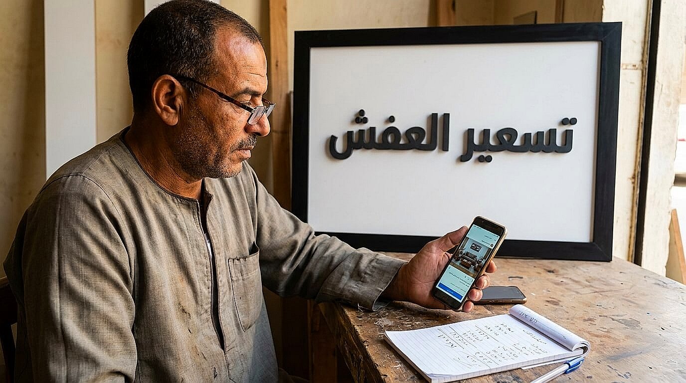 تسعير الغرف في إعلانات بيع الاثاث المستعمل
