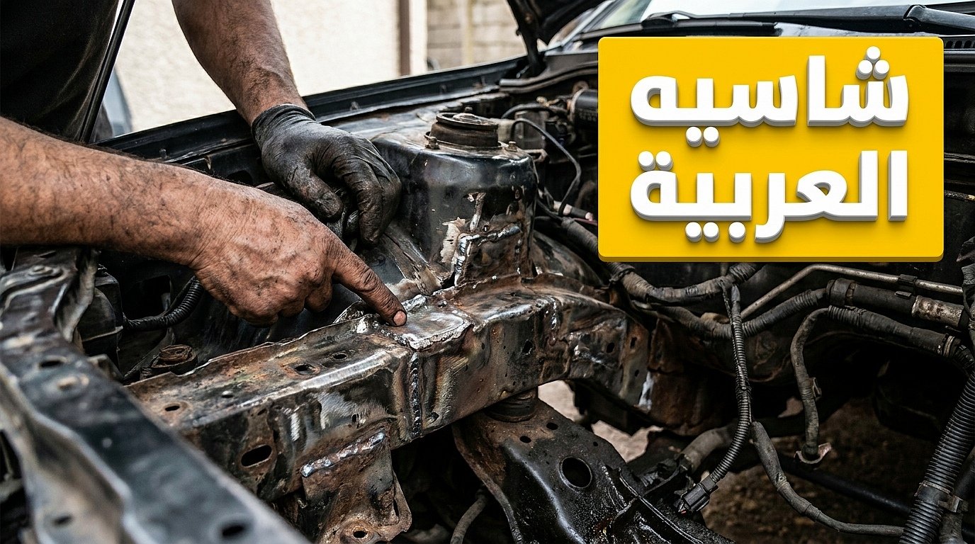 كشف لحامات الشاسيه أثناء فحص السيارات المستعملة