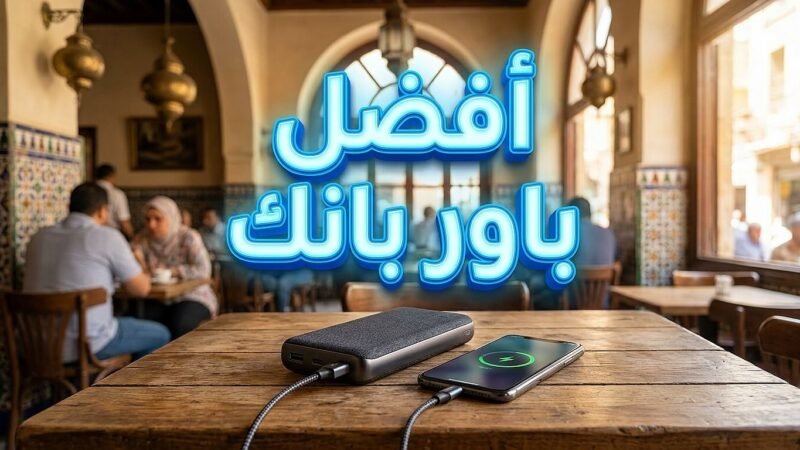 صورة توضح مميزات أفضل باور بانك 2026 للشحن السريع