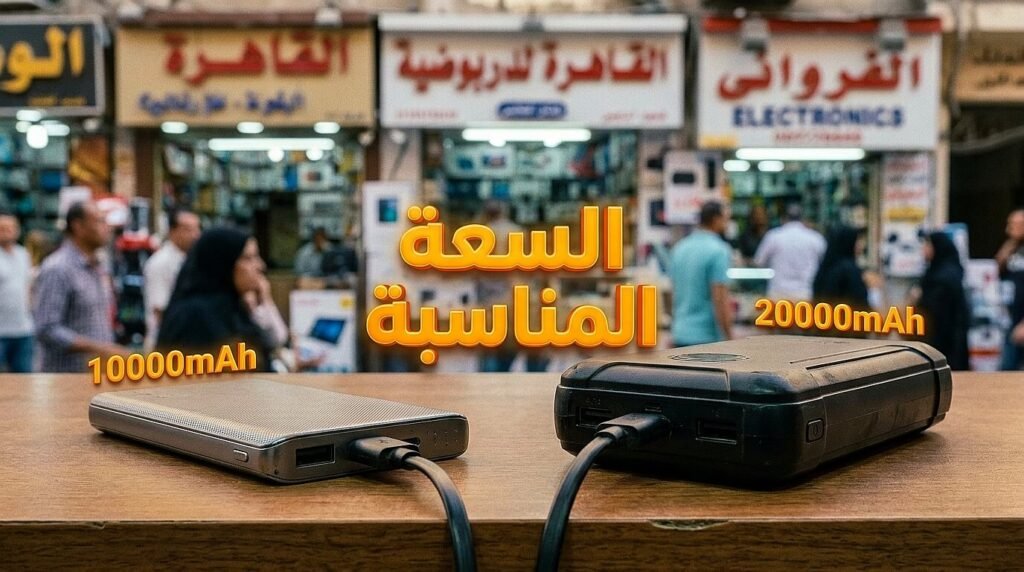 مقارنة بين سعة 10000 و 20000 في أفضل باور بانك 2026

