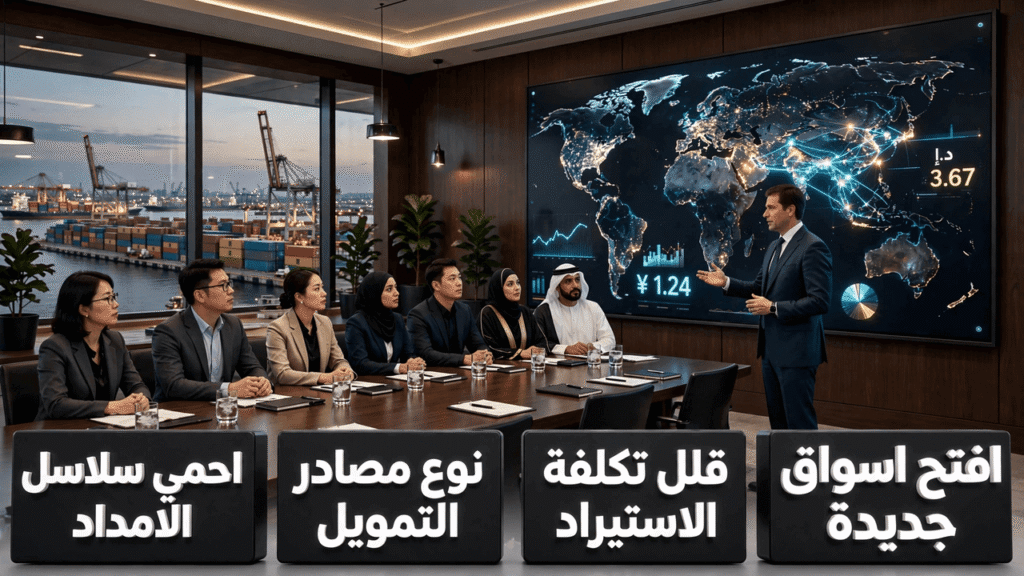 كيفية استغلال مجموعة البريكس في فتح أسواق جديدة وتقليل تكلفة الاستيراد والتمويل.