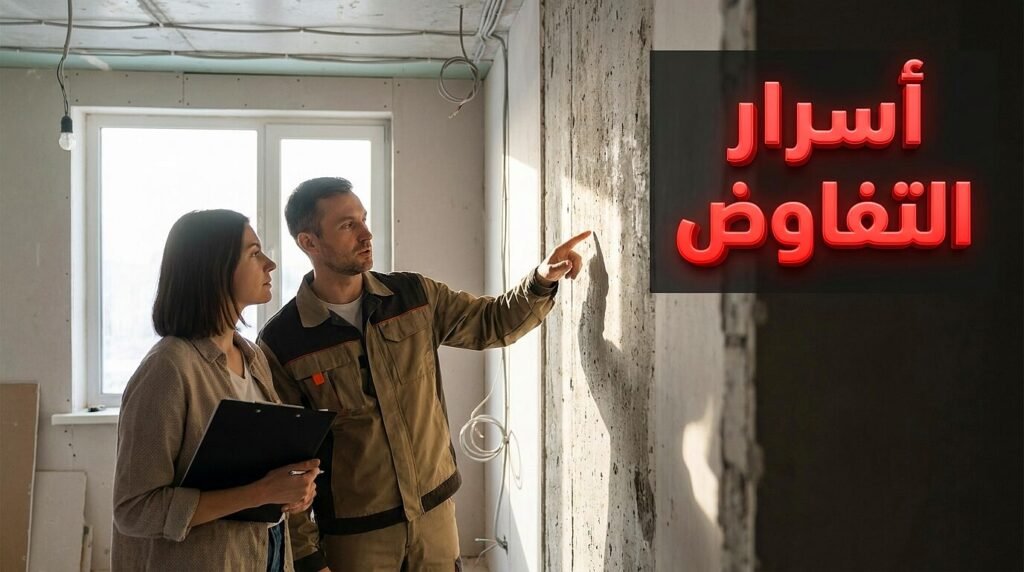 استخدام حالة التشطيب كورقة رابحة في التفاوض على سعر الشقة
