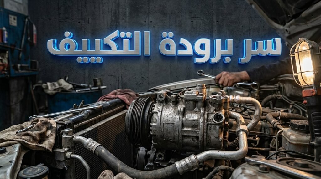 شرح أجزاء صيانة تكييف السيارة والكمبريسور والسربنتينة