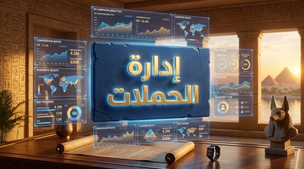 رسم توضيحي لأدوات تحليل البيانات التي يستخدمها خبير إعلانات ممولة

