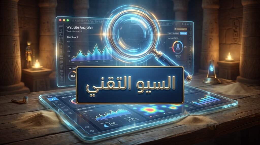 رسم توضيحي لأدوات تحليل البيانات التي يستخدمها خبير سيو
