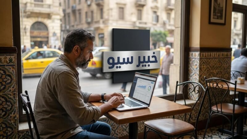 شاب مصري يعمل كـ خبير سيو على جهاز محمول لتصدر نتائج البحث