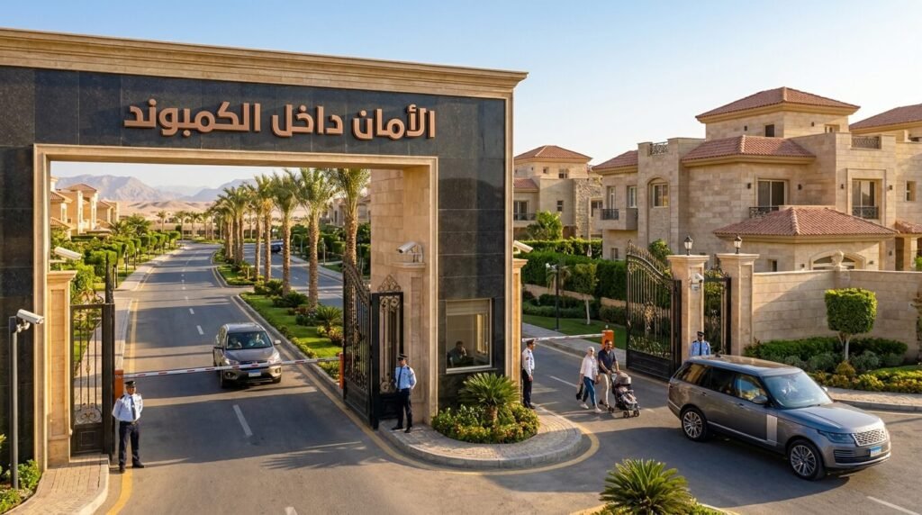 مميزات السكن في كمبوند من ناحية الأمان والحراسة