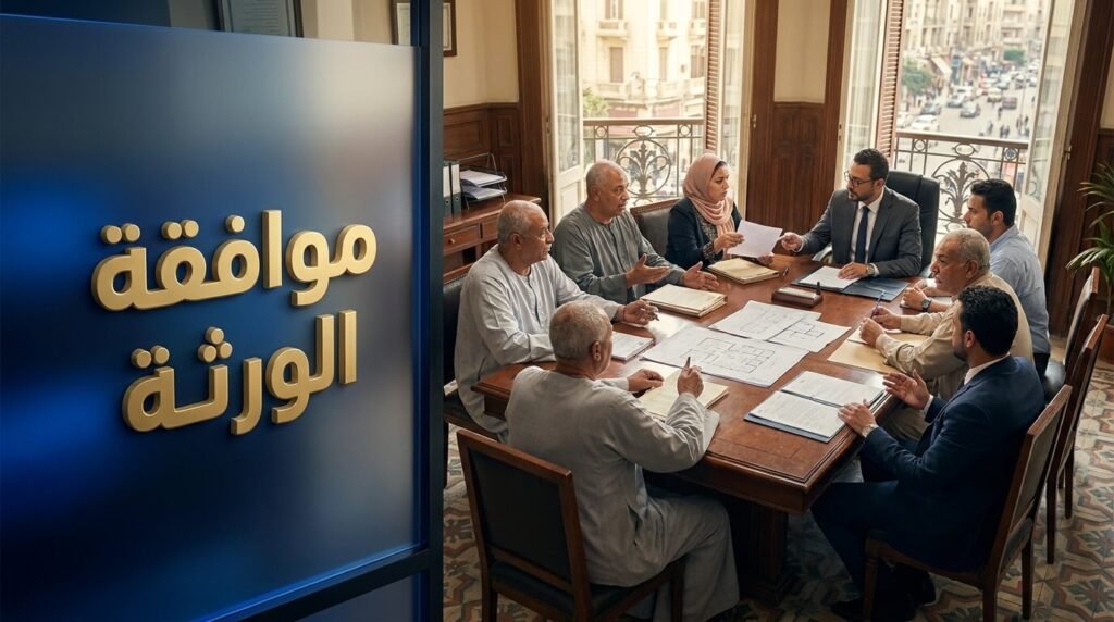 شراء شقة ورثة والحصول على توقيع جميع الورثة