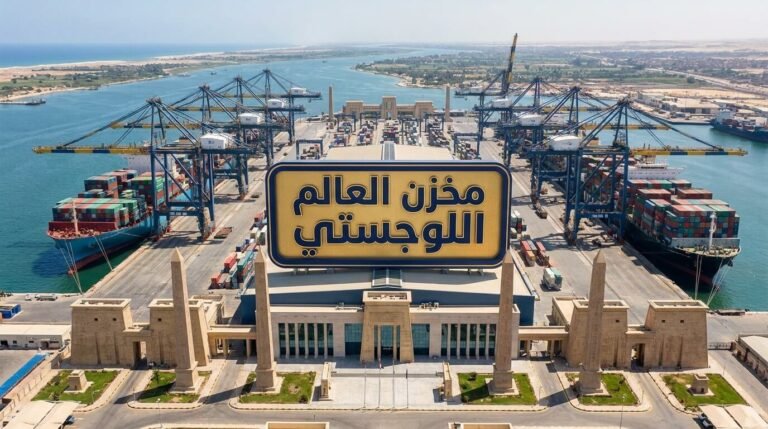 سفن الحاويات العملاقة داخل المنطقة الاقتصادية لقناة السويس