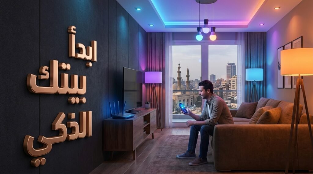 البيت الذكي في مصر باستخدام اللمبات الذكية