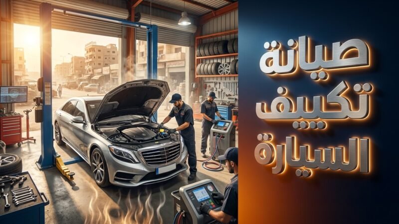 صيانة تكييف السيارة في الصيف المصري للحفاظ على أفضل تبريد