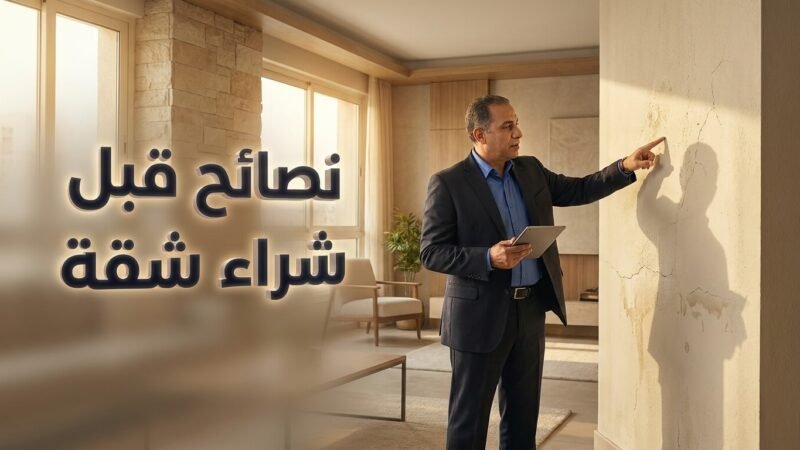 نصائح قبل شراء شقة لضمان اختيار منزل العمر
