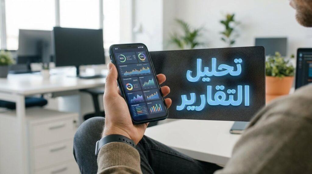 تحليل تقارير المبيعات والأداء لحملات خبير إعلانات ممولة
