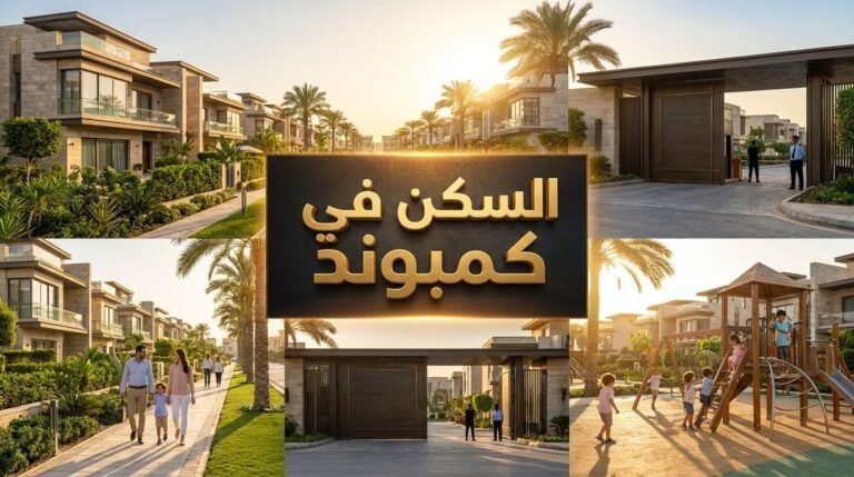 السكن في كمبوند فاخر داخل مجتمع سكني متكامل في مصر