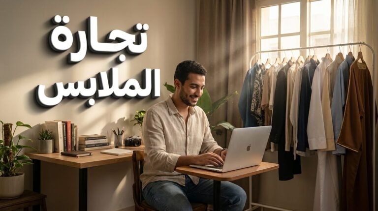 تجارة الملابس اونلاين: 5 أسرار عشان تبدأ مشروعك الخاص من غرفتك وتنجح في السوق! 👗✨ شاب مصري يدير مشروع تجارة الملابس اونلاين من منزله