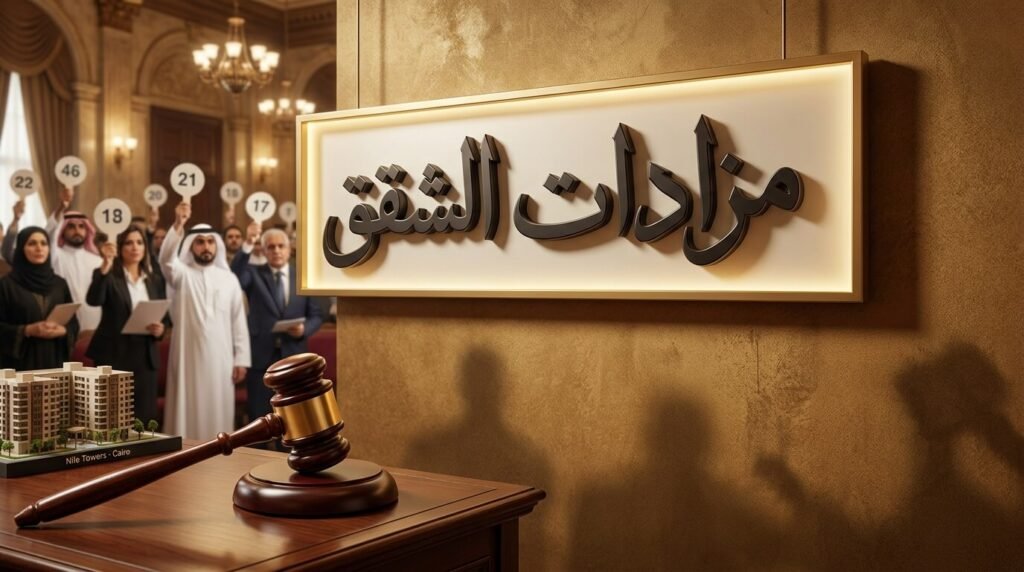 طريقة الشراء من مزادات الشقق في مصر للحصول على عقار بسعر مخفض