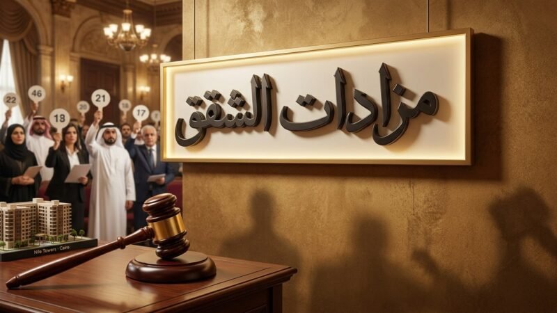 طريقة الشراء من مزادات الشقق في مصر للحصول على عقار بسعر مخفض