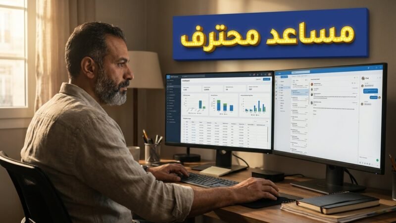 تجهيز مكتب منزلي للبدء في وظيفة المساعد الافتراضي المتخصص للشركات