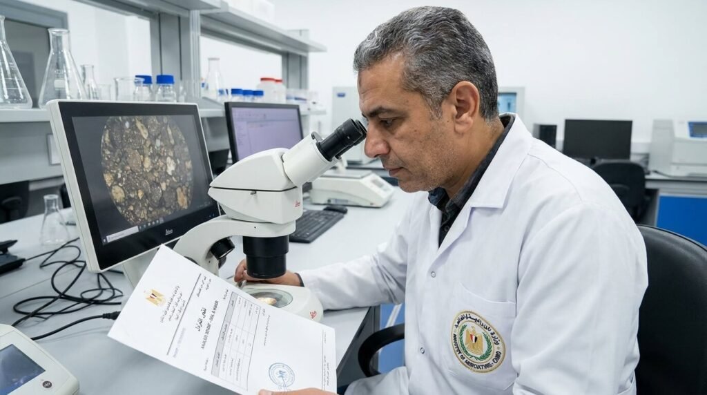 تحليل عينات التربة والمياه للاستثمار الزراعي