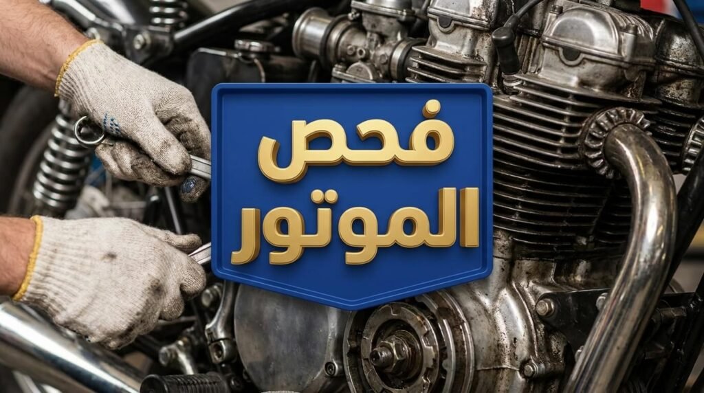 فحص الأجزاء الميكانيكية قبل شراء موتوسيكل مستعمل