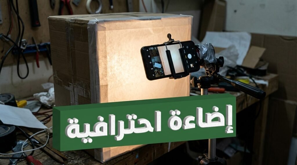 توزيع الإضاءة الصحيح يرفع من جودة تصوير أرخص كاميرا لليوتيوب