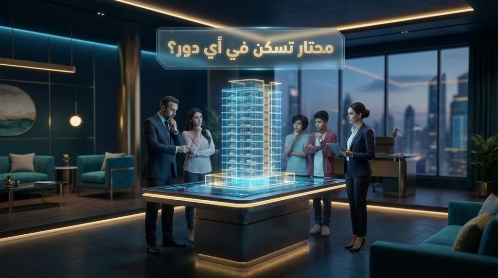 صورة تعبيرية توضح حيرة المشتري في تحديد افضل دور للسكن والمقارنة بين الخيارات المتاحة.
