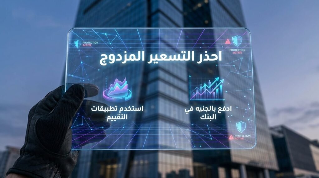 جهاز لوحي بتقنية الواقع المعزز يكشف الأسعار الحقيقية للعقارات لحماية المستثمر من التسعير المزدوج عند تملك الأجانب.
