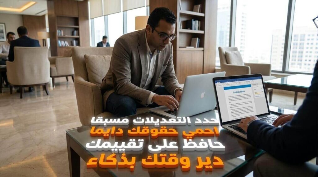 إدارة تعديلات العملاء بذكاء لحماية التقييم وضمان الحقوق داخل منصات العمل الحر.