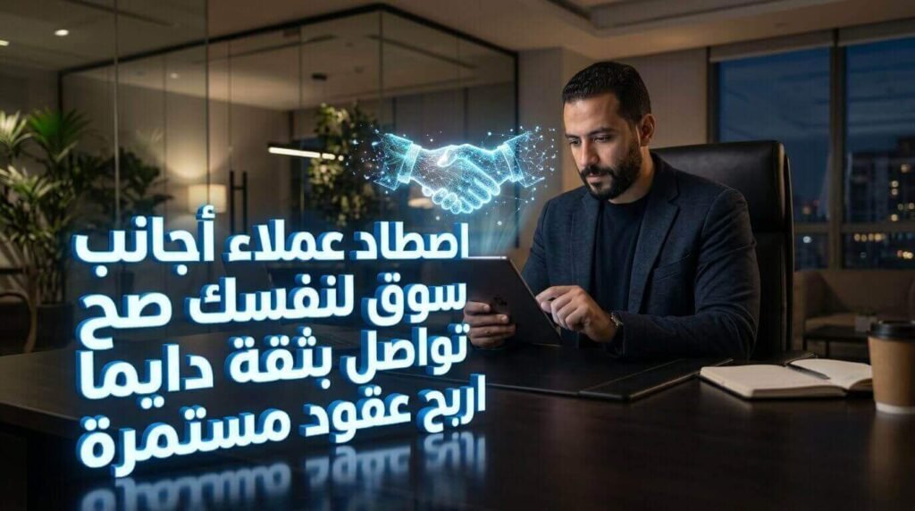 استهداف العملاء الأجانب والتسويق الذاتي عبر لينكد إن لضمان الحصول على عقود مستمرة في كتابة المحتوى.
