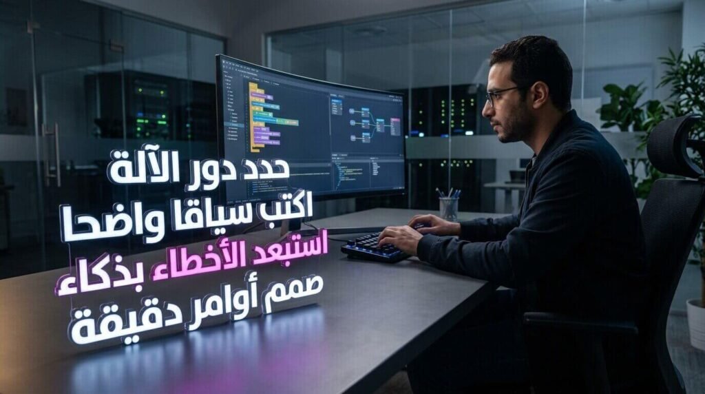 تحديد دور الآلة وكتابة سياق واضح واستبعاد الأخطاء من أهم قواعد احتراف هندسة الأوامر للحصول على أدق النتائج.
