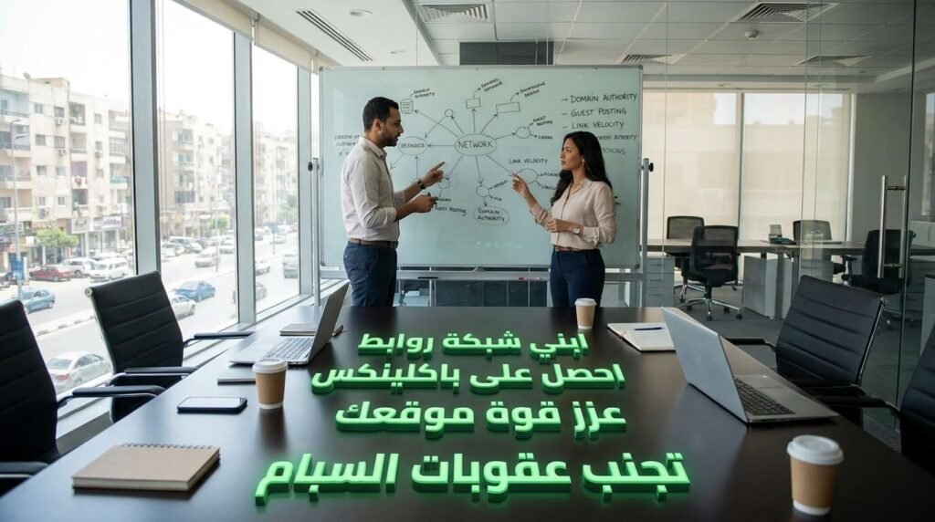 بناء شبكة روابط خلفية قوية ونظيفة لرفع ثقة محركات البحث وتجنب عقوبات السبام.
