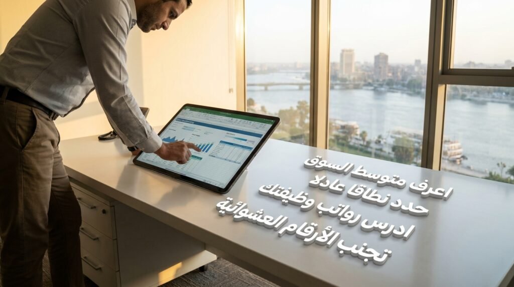دراسة متوسط رواتب السوق وتحديد نطاق عادل قبل البدء في التفاوض على طلب زيادة الراتب.

