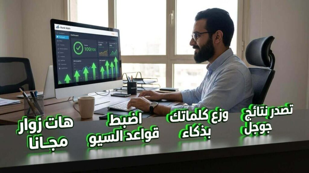 توزيع الكلمات المفتاحية وضبط قواعد السيو لتصدر نتائج جوجل وجلب زوار مجاناً عبر كتابة المحتوى.
