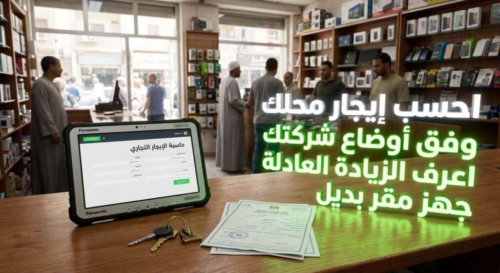 استخدام حاسبة الإيجار لمعرفة الزيادة العادلة وتوفيق أوضاع الشركات والمحلات التجارية في قانون الإيجار القديم.
