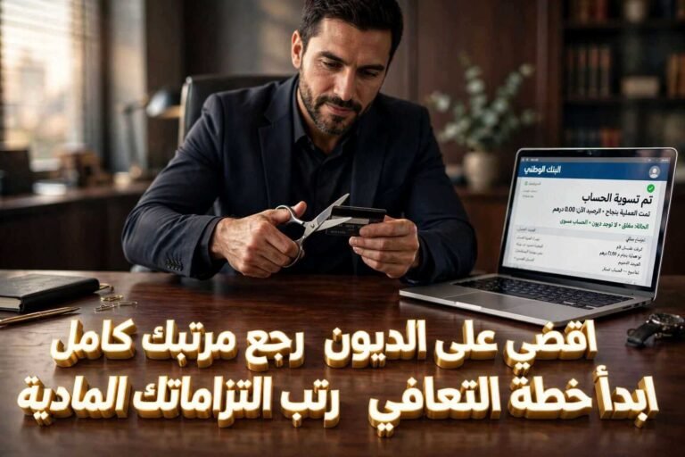إدارة الديون: 7 أسرار تقضي على الأقساط وترجعلك مرتبك بالكامل التخلص من البطاقات الائتمانية واسترداد الراتب كأول خطوة في خطة سداد القروض وإدارة الديون.