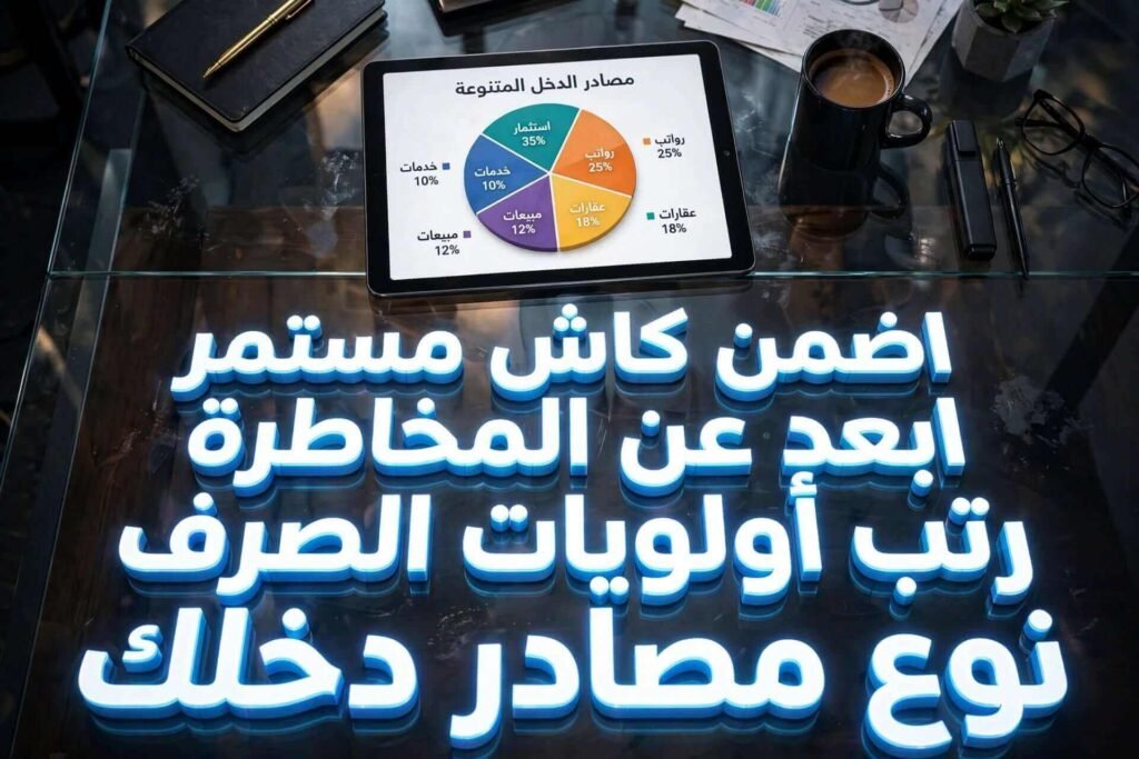 تنويع مصادر الدخل السلبي وترتيب أولويات الصرف لضمان سيولة مستمرة ضمن خطة التخطيط للتقاعد.