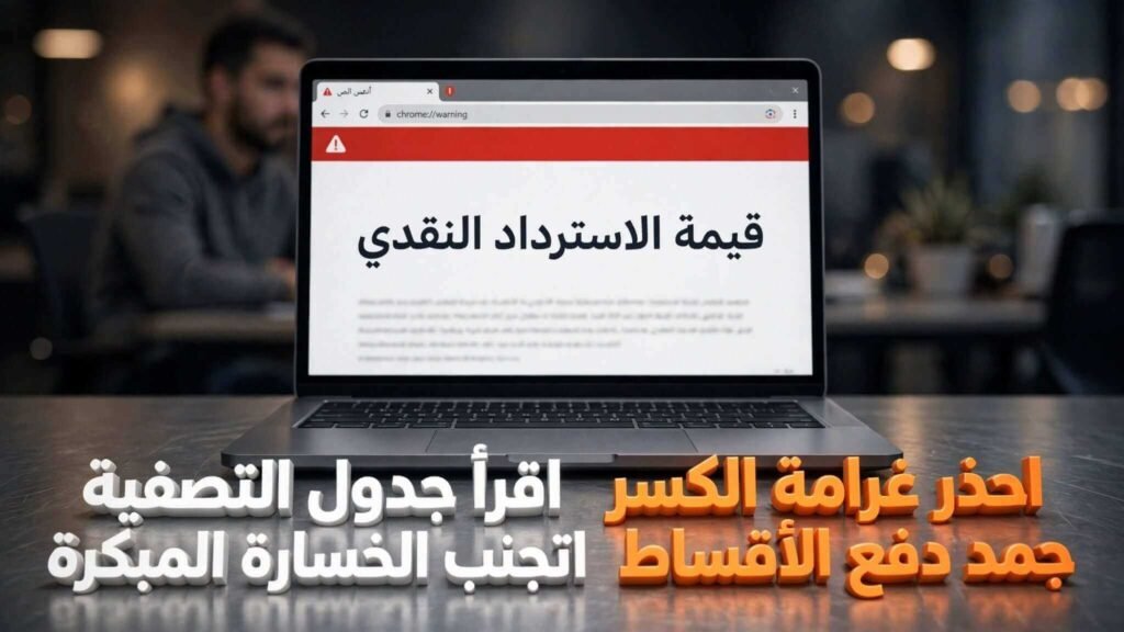 قراءة جدول قيمة التصفية لتجنب غرامات الكسر المبكر والخسارة المالية في وثائق التأمين الاستثماري.